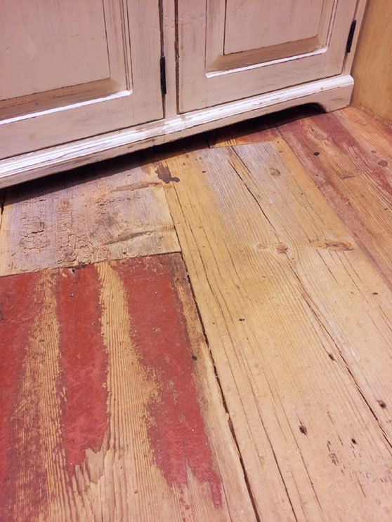 Sugar Pine Natural Distressed B Red But Paint No Finish